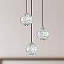 1_Marni 11 1/4" Wide Polished Nickel LED Multi-Light Pendant