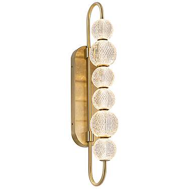Marni 29 1/2" High Natural Brass LED Wall Sconce