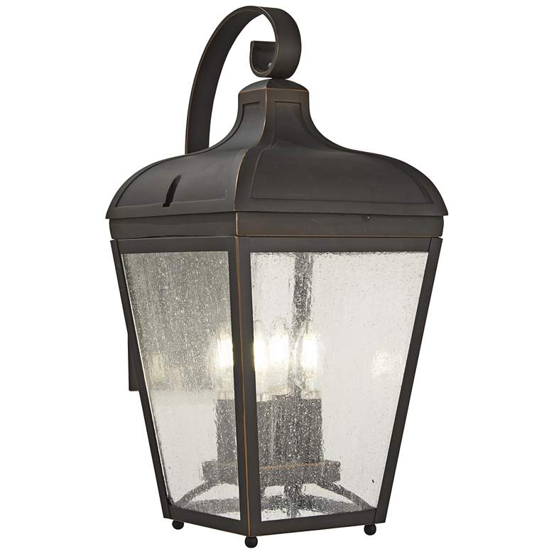 Image 1 Marquee 21" High Oil-Rubbed Bronze Outdoor Wall Light