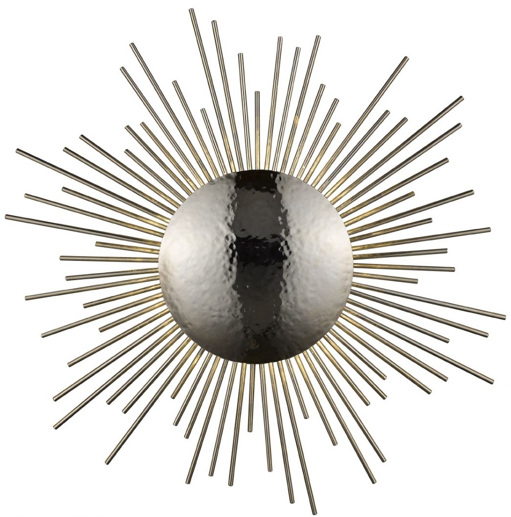 Marquee 22"W LED Wall Sconce in Hammered Polished Nickel
