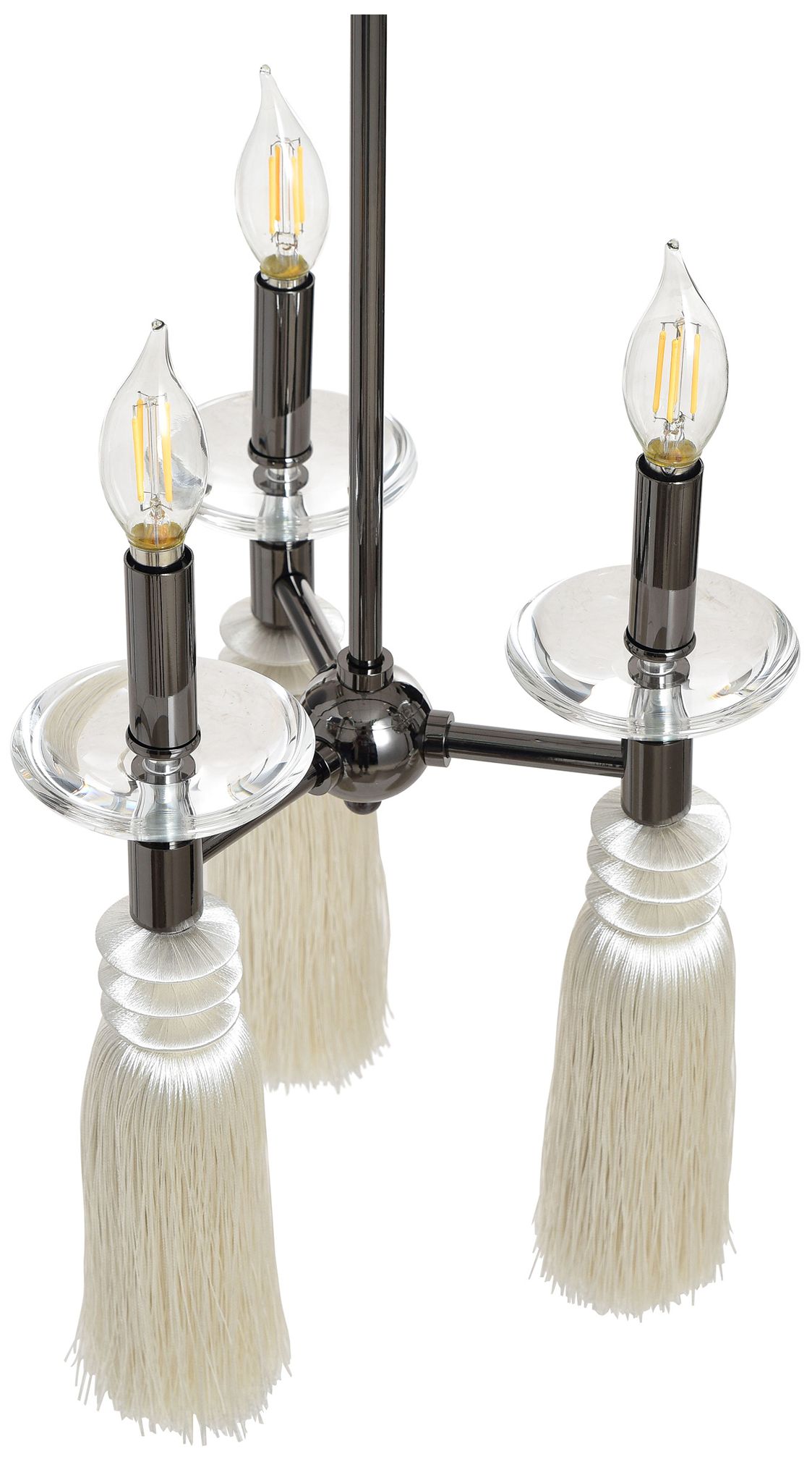 Image 3 Marquette 11" Wide Black Nickel Chandelier more views