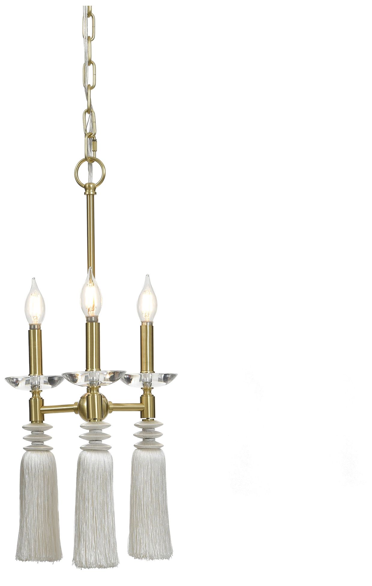 Image 2 Marquette 11" Wide Polished Gold Chandelier more views