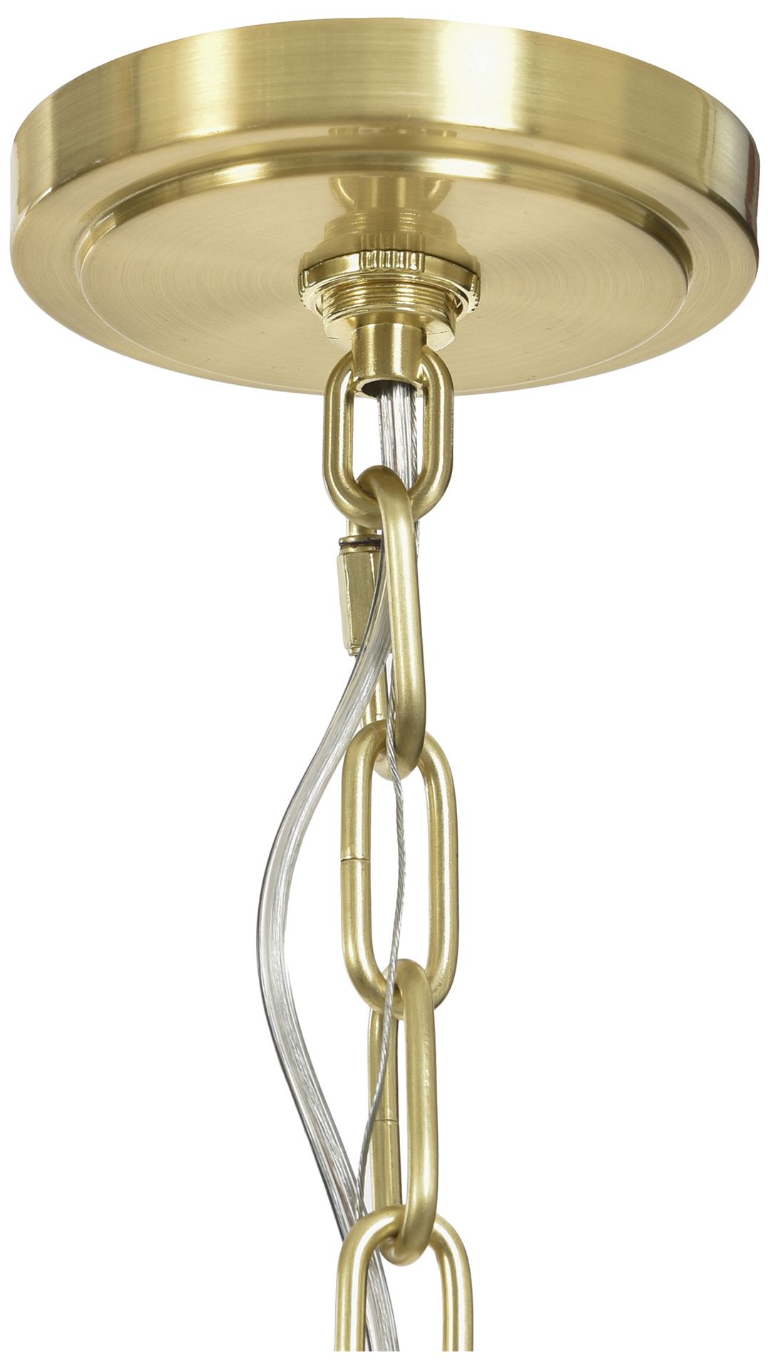 Image 5 Marquette 11" Wide Polished Gold Chandelier more views