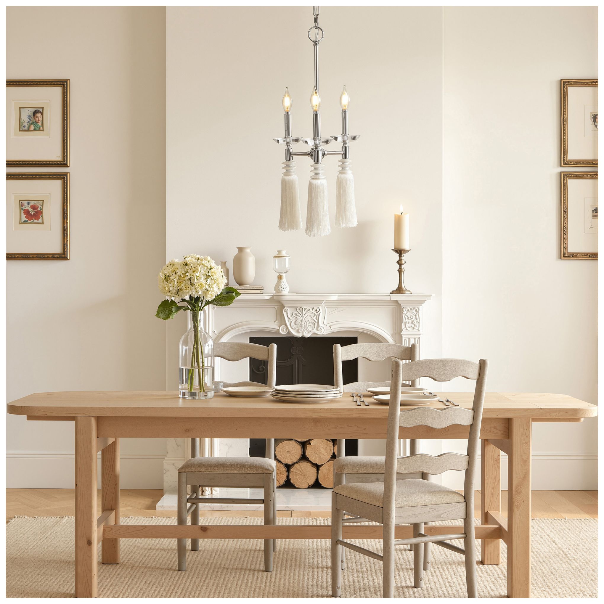 Image 6 Marquette 11" Wide Polished Nickle Chandelier more views