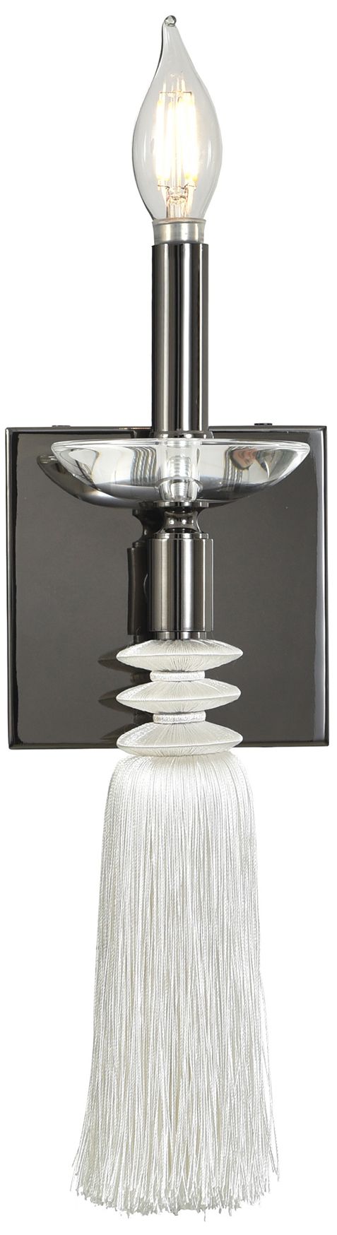 Image 2 Marquette 14.5" High Black Nickel Sconce more views