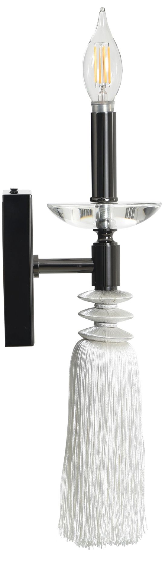 Image 4 Marquette 14.5" High Black Nickel Sconce more views