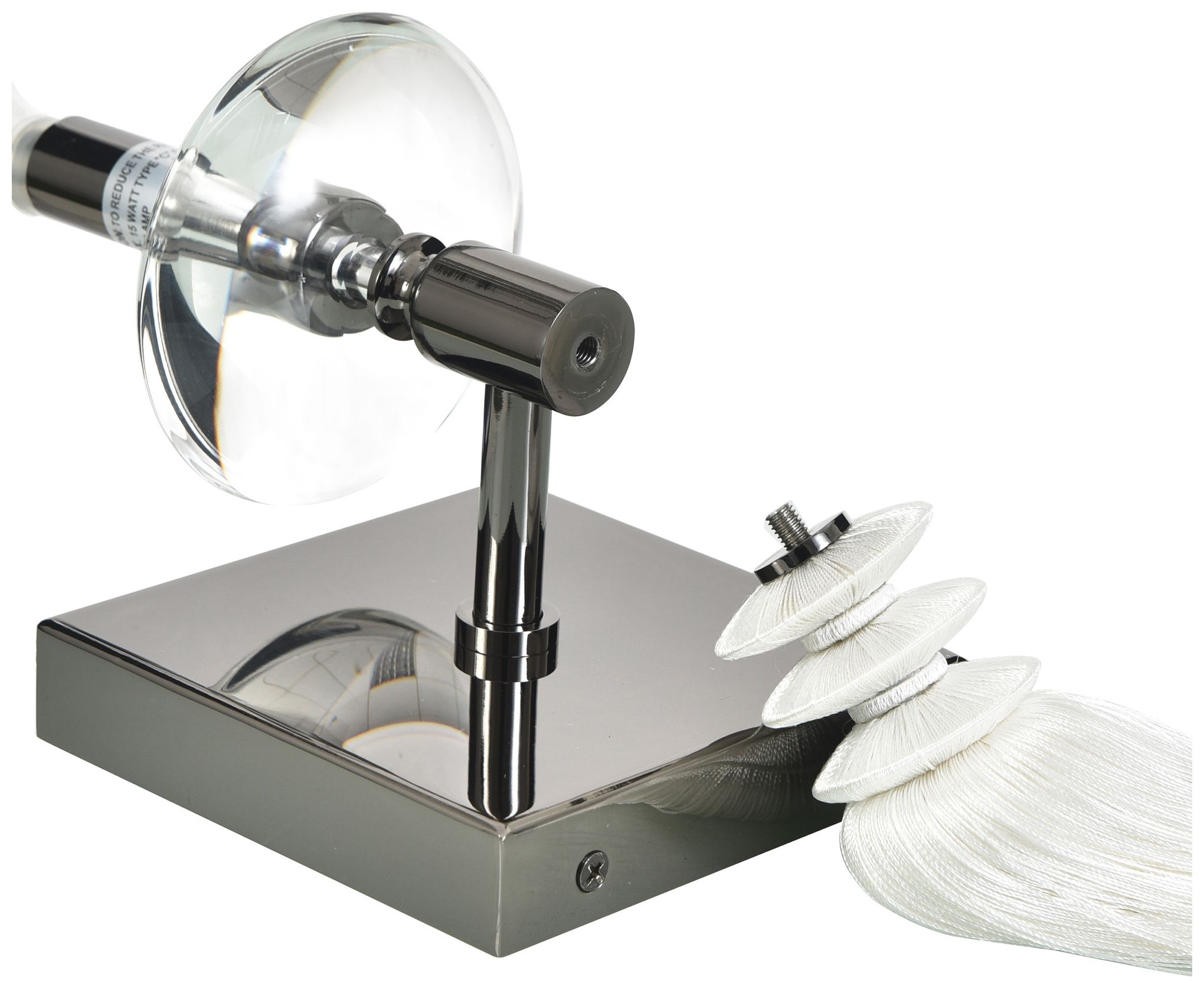 Image 5 Marquette 14.5" High Black Nickel Sconce more views