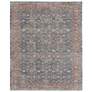 Marquette Oriental Indoor Blue Area Rug 39GTF 4' x 5'-3"