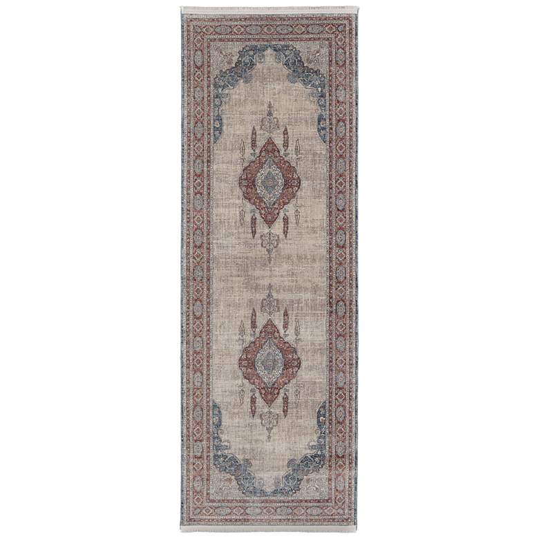 Image 1 Marquette Transitional Medallion Soft Indoor Gray Area Rug 39GRF