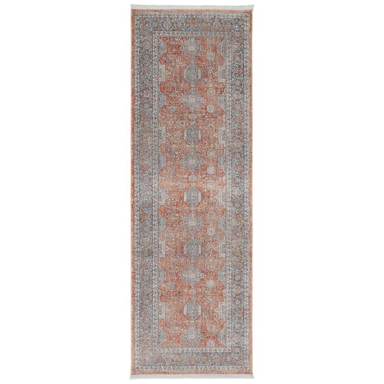 Image 1 Marquette Transitional Oriental Soft Indoor Red Area Rug 3761F