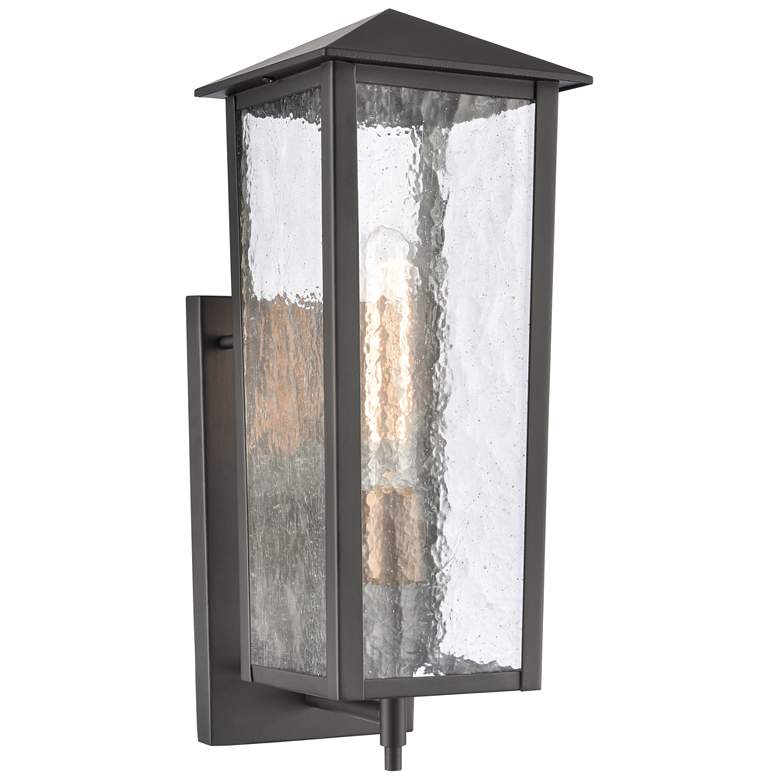 Image 1 Marquis 18 inch High 1-Light Outdoor Sconce - Matte Black