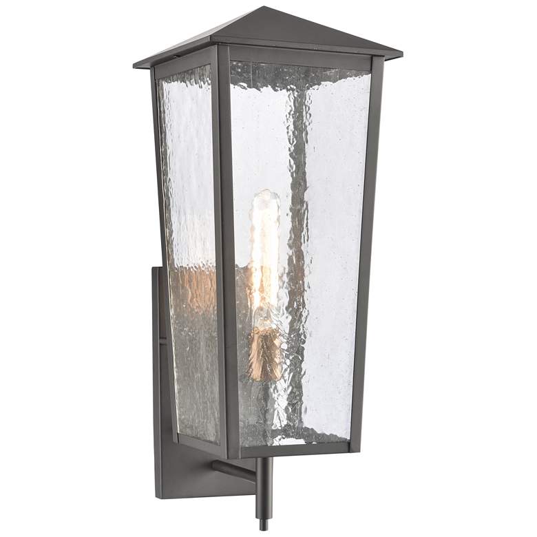 Image 1 Marquis 23 inch High 1-Light Outdoor Sconce - Matte Black