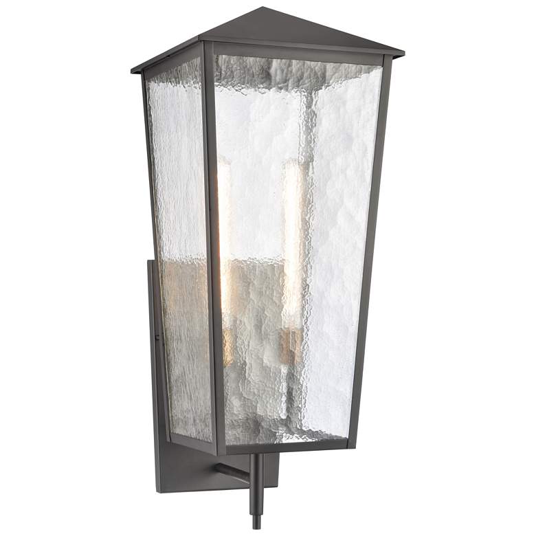 Image 1 Marquis 32 inch High 2-Light Outdoor Sconce - Matte Black