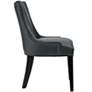 Marquis Black Faux Leather Dining Chair