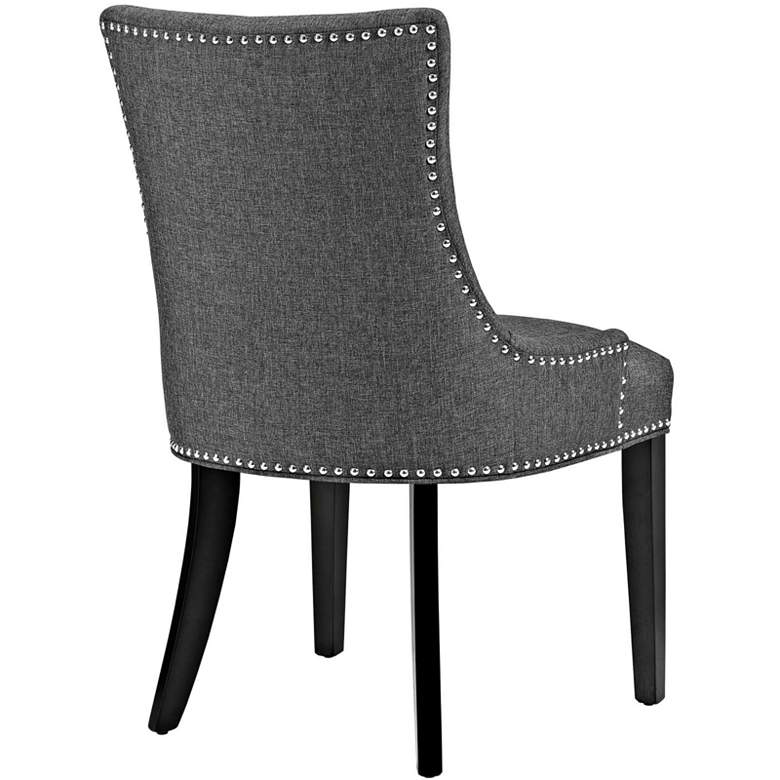 Image 4 Marquis Gray Fabric Dining Chair more views