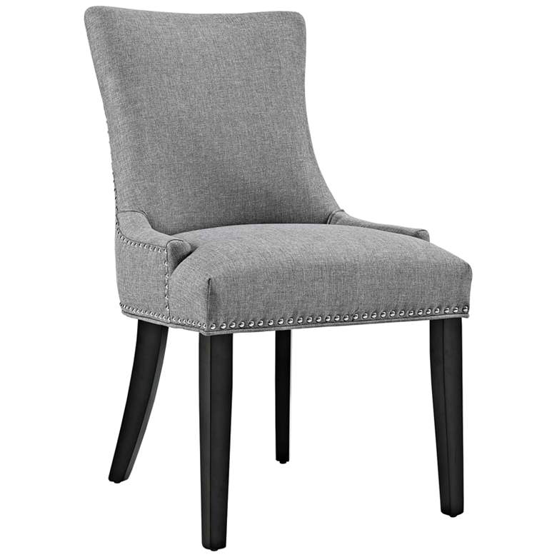Image 2 Marquis Light Gray Fabric Dining Chair