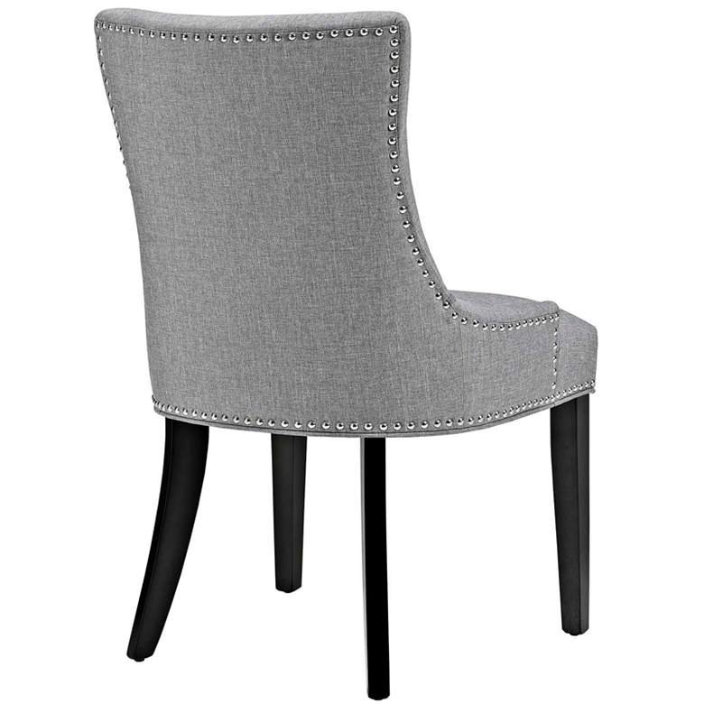 Image 4 Marquis Light Gray Fabric Dining Chair more views