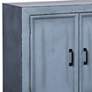 Thumbnail3 of Marriet 60" Wide Olive Blue 4-Door Wooden Cabinet more views