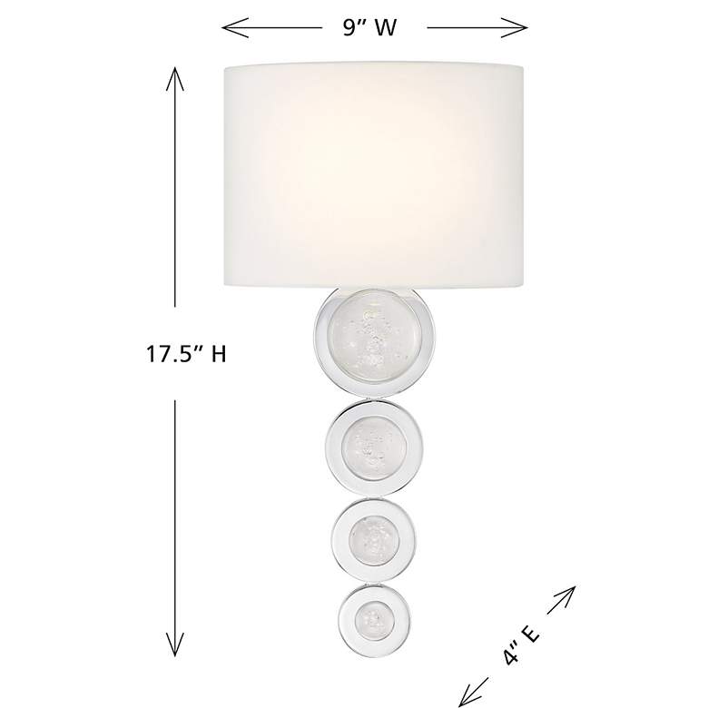 Image 6 Marseille 1-Light Wall Sconce in Chrome more views
