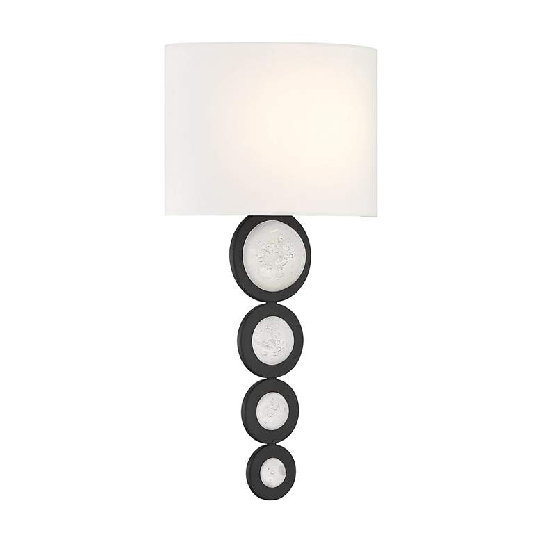 Image 3 Marseille 1-Light Wall Sconce in Matte Black more views