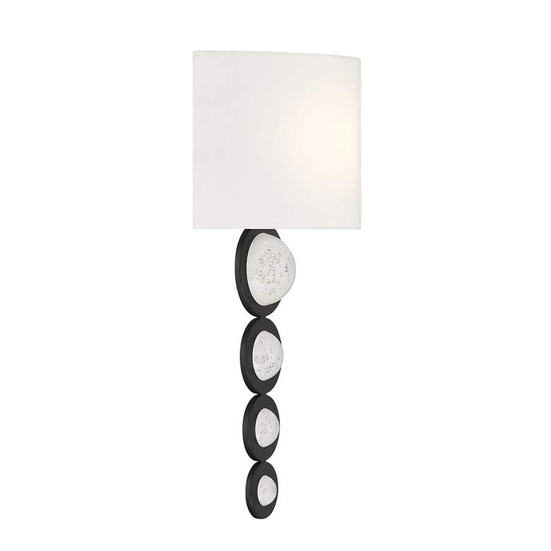 Image 4 Marseille 1-Light Wall Sconce in Matte Black more views