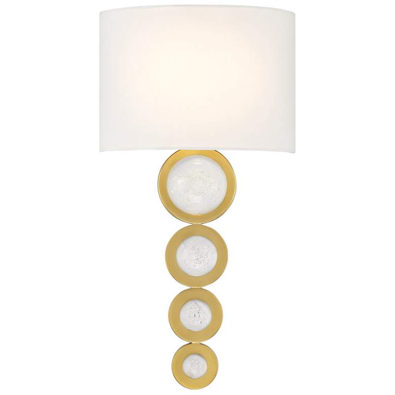 Image 1 Marseille 1-Light Wall Sconce in Warm Brass