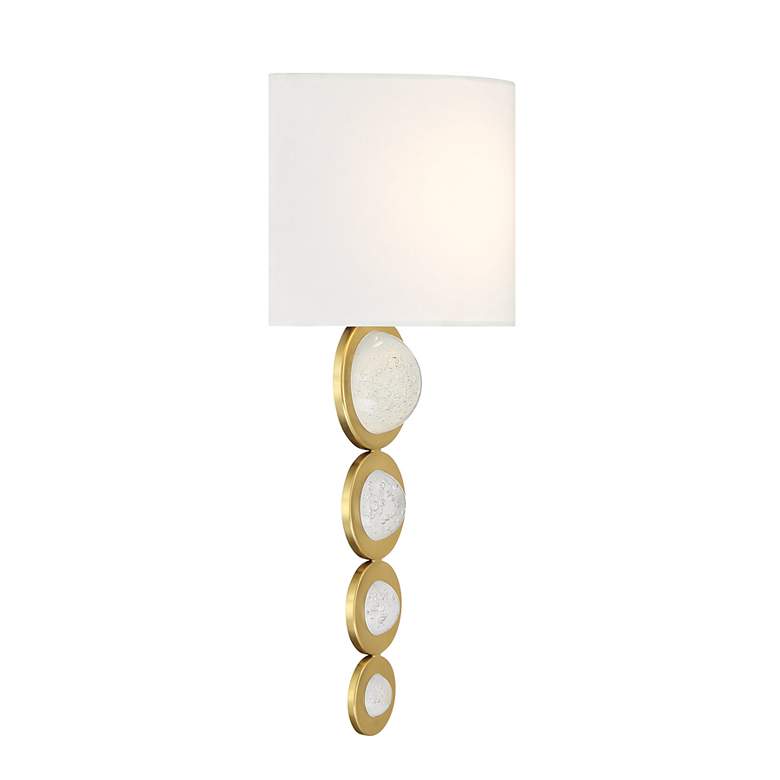 Image 4 Marseille 1-Light Wall Sconce in Warm Brass more views