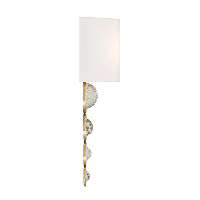 Image 5 Marseille 1-Light Wall Sconce in Warm Brass more views