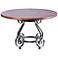 Marseille Hammered Copper 48" Round Dining Table