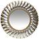 Marseille Silver and Gold 21 1/2" Round Wall Mirror