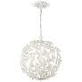 2_Marselle 16 1/2" Wide Matte White Sphere Pendant Light