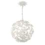 5_Marselle 16 1/2" Wide Matte White Sphere Pendant Light more views