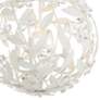 6_Marselle 16 1/2" Wide Matte White Sphere Pendant Light more views