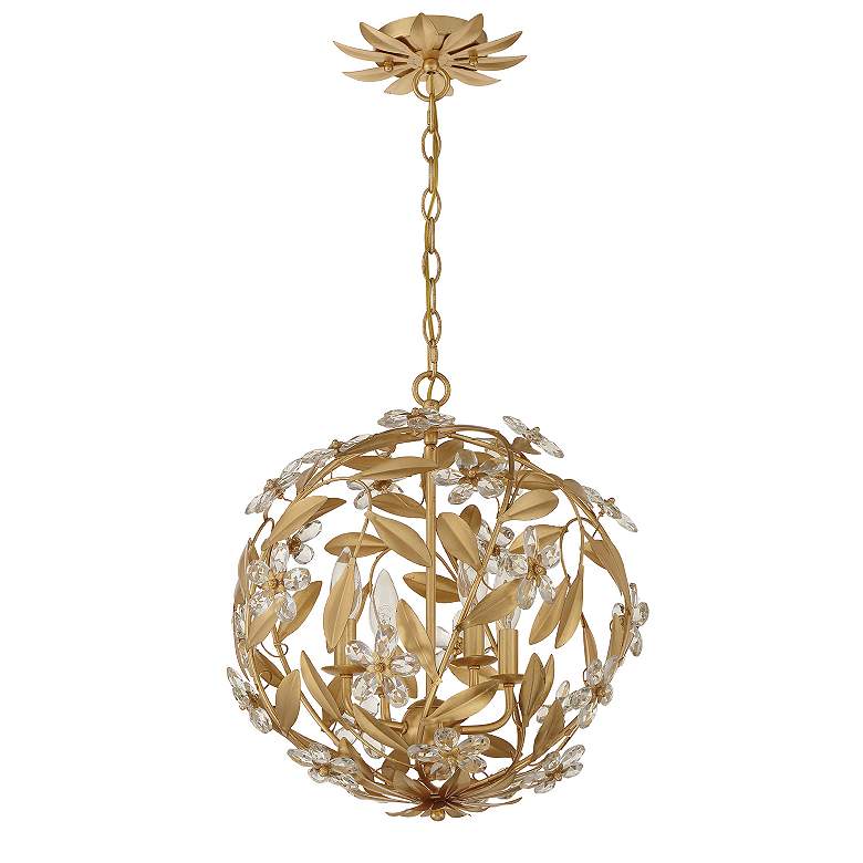 Image 3 Marselle 4 Light Antique Gold Mini Pendant more views