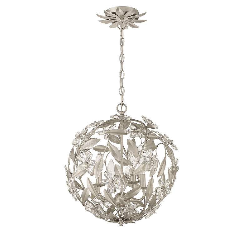 Image 3 Marselle 4 Light Antique Silver Mini Pendant more views