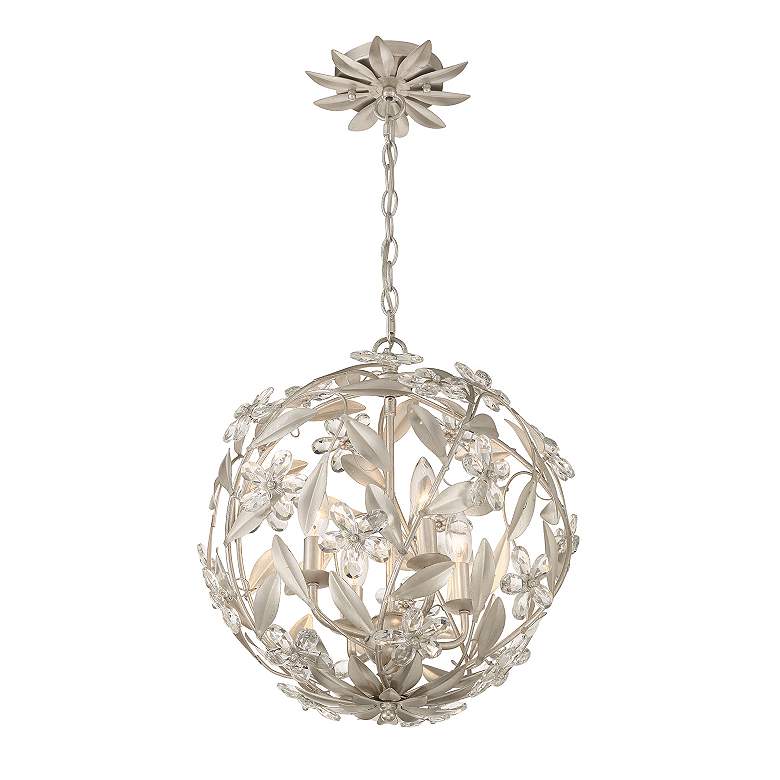 Image 5 Marselle 4 Light Antique Silver Mini Pendant more views