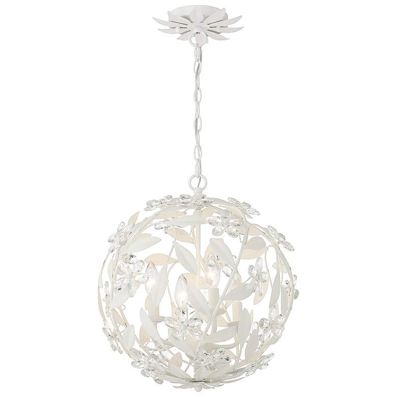 Image 2 Marselle 4 Light Matte White Mini Pendant