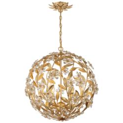 Marselle 6 Light Antique Gold Pendant