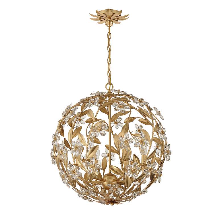 Image 2 Marselle 6 Light Antique Gold Pendant more views