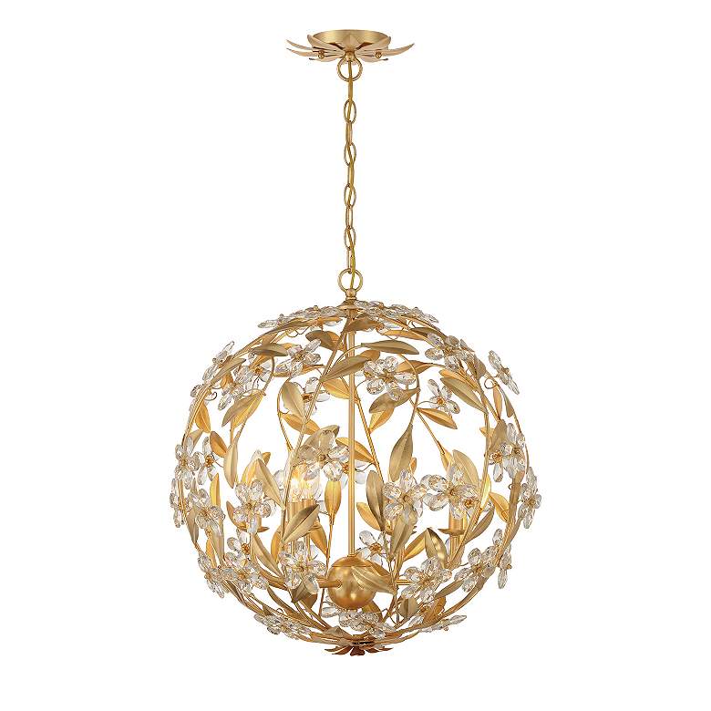 Image 3 Marselle 6 Light Antique Gold Pendant more views
