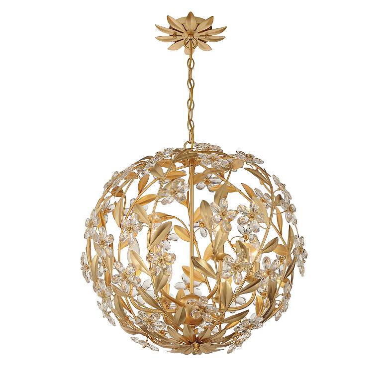 Image 4 Marselle 6 Light Antique Gold Pendant more views