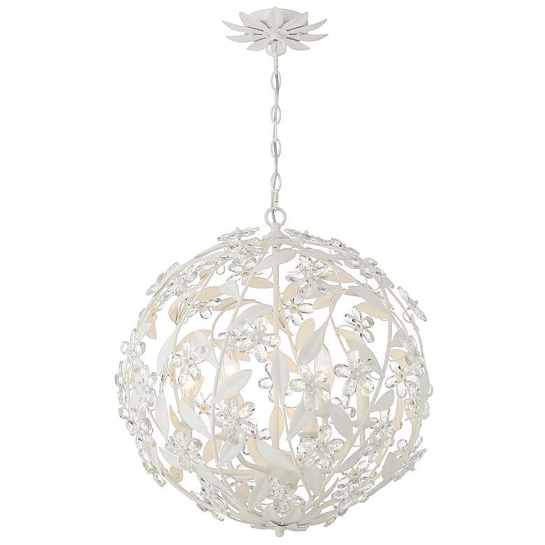Image 1 Marselle 6 Light Matte White Pendant