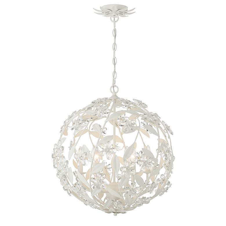 Image 3 Marselle 6 Light Matte White Pendant more views