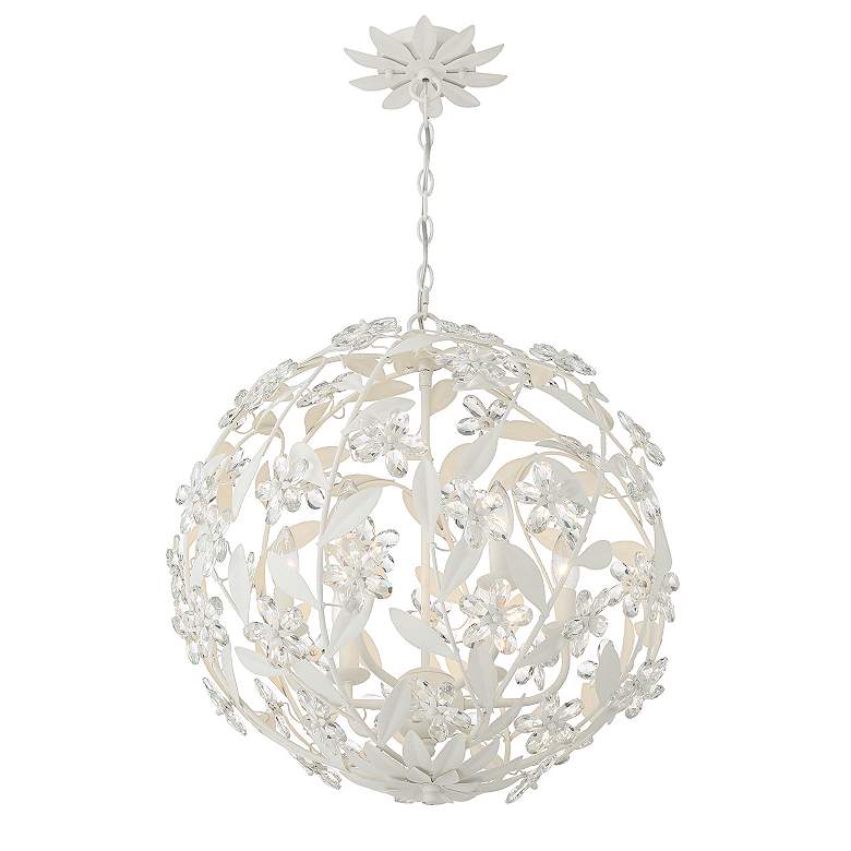 Image 4 Marselle 6 Light Matte White Pendant more views