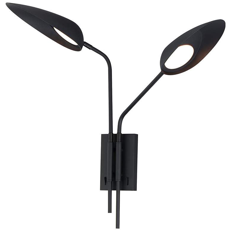 Image 2 Marsh 2-Light LED Wall Sconce Black