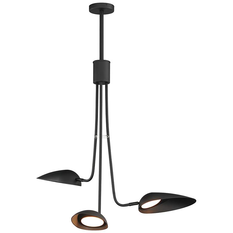 Image 1 Marsh 3-Light LED Pendant Black