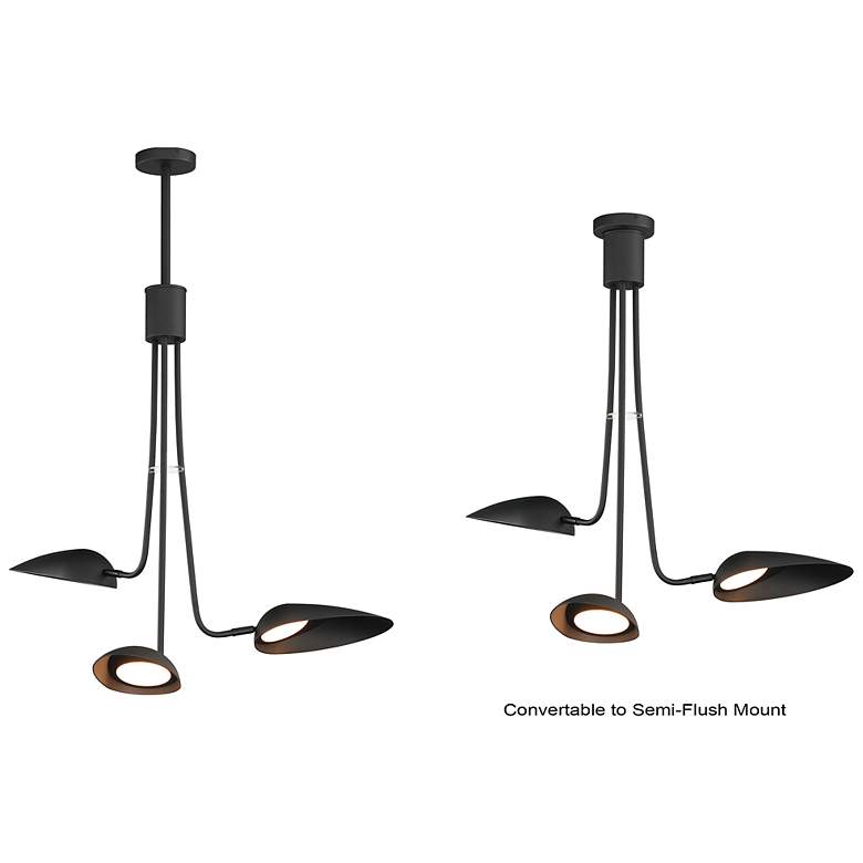 Image 2 Marsh 3-Light LED Pendant Black more views