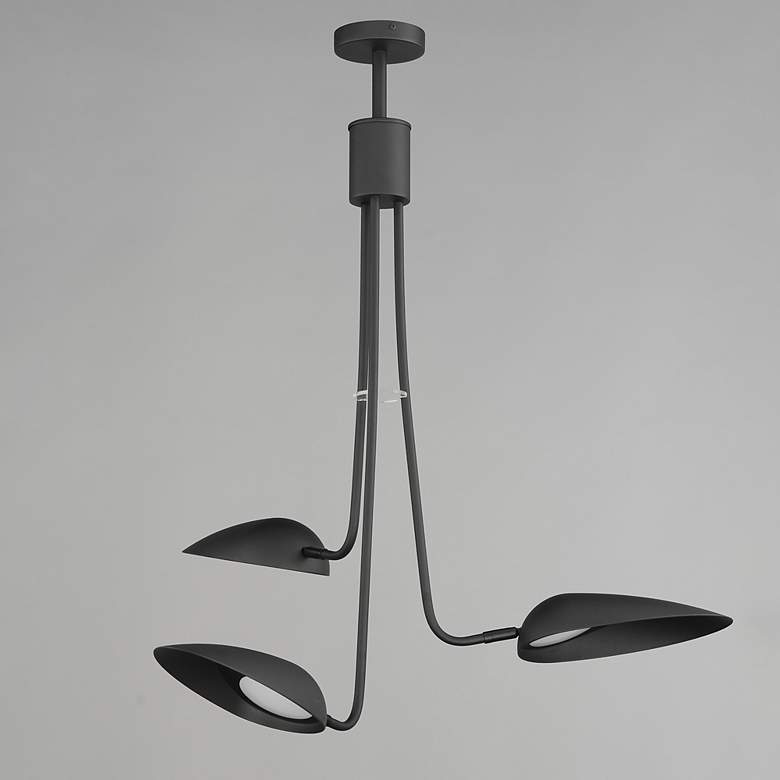 Image 3 Marsh 3-Light LED Pendant Black more views