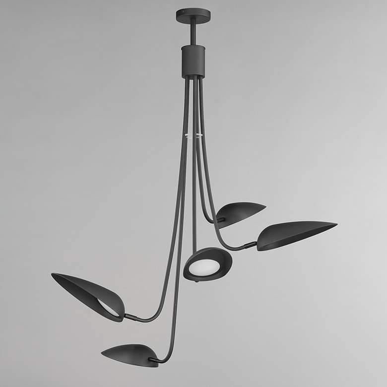 Image 4 Marsh 5-Light LED Pendant Black more views