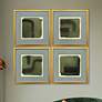 1_Marsh and Sod 16"W x 16"H Framed Art - Set of 4